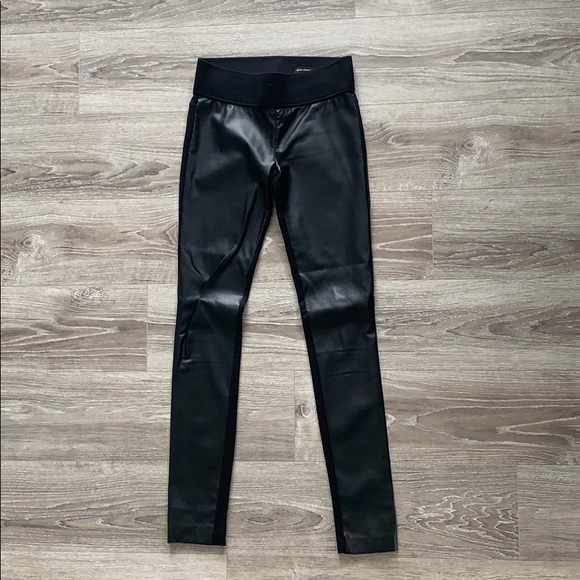 Club Monaco Half Faux Leather Leggings - Picture 4 of 6